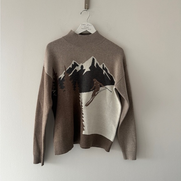 ALP N ROCK Portia Mock Neck Sweater S - Picture 5 of 7